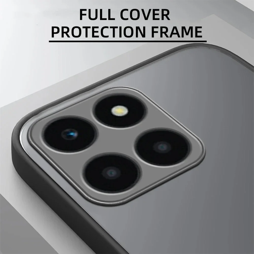 Funda rígida translúcida mate para Huawei Honor X8 X9B X9A X6S X6 X8b X8a X6a X6 70 90 Lite, funda trasera esmerilada de silicona a prueba de golpes - imagen 5