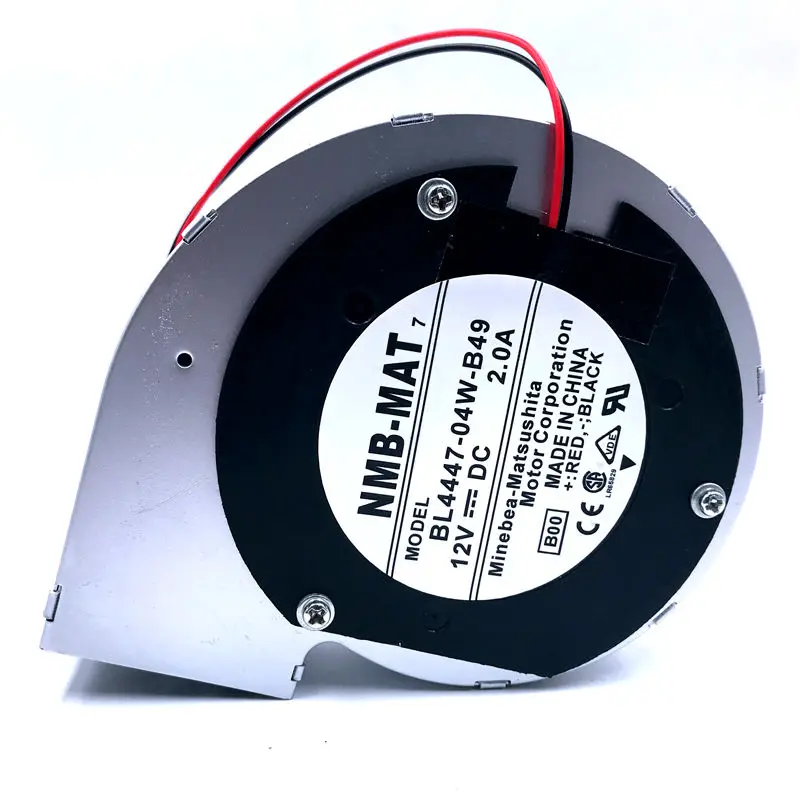 Turbina de ventilador centrífugo Original para NMB BL4447-04W-B49 11028, soplador 2 cables, 12V, 2A, marco Metal, alta resistencia a la temperatura