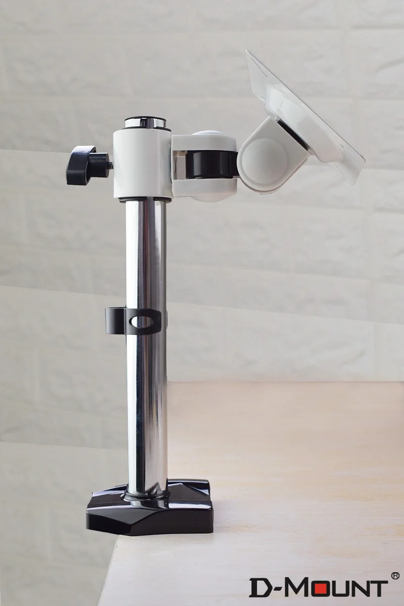 GM900 10 "-27" 24 "alta ajustable 10 kg base de metal blanco soporte de escritorio para monitor soporte de pantalla única - imagen 2