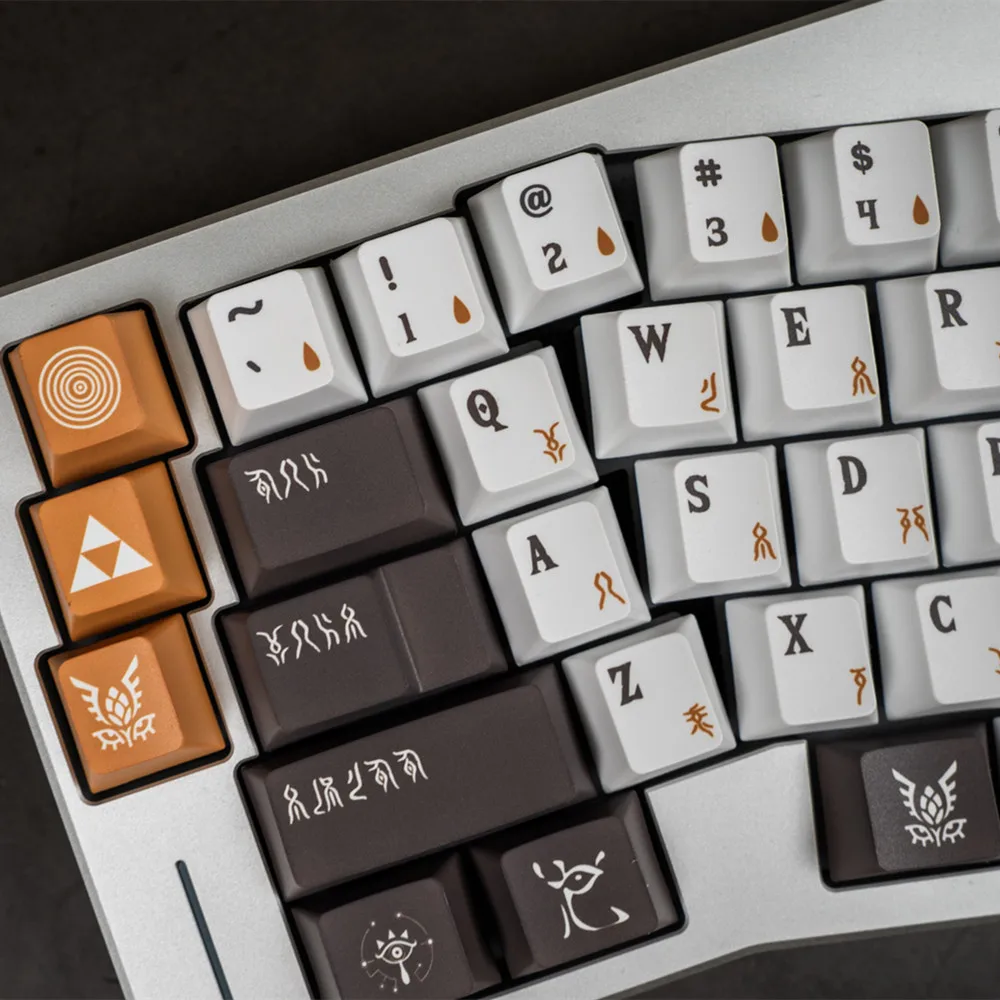 Teclas PBT de 142 teclas, perfil de cereza ISO, diseño ANSI, sublimación de tinte, teclas DIY para teclado mecánico para jugar Mx Switch - imagen 5