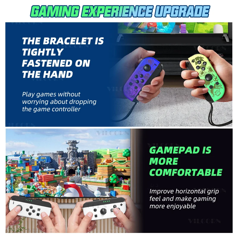 VILCORN 1 par de correas de muñeca compatibles con Switch y correa Joycon OLED para accesorios de juego Just Dance - imagen 5