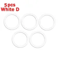 White D 5pcs