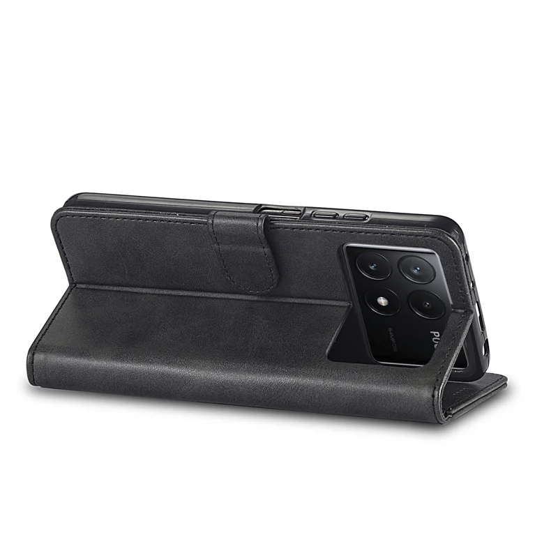 Funda con tapa de cuero tipo billetera para Xiaomi Poco X6 Pro 5G, funda para teléfono M6 Pro 4G, soporte magnético con ranura para tarjetas - imagen 3