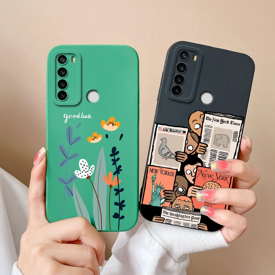 Funda suave para teléfono Redmi Note 8 Pro, bonita funda Original de silicona líquida, protección completa anticaída para Xiaomi Redmi Note 8 8Pro - imagen 2