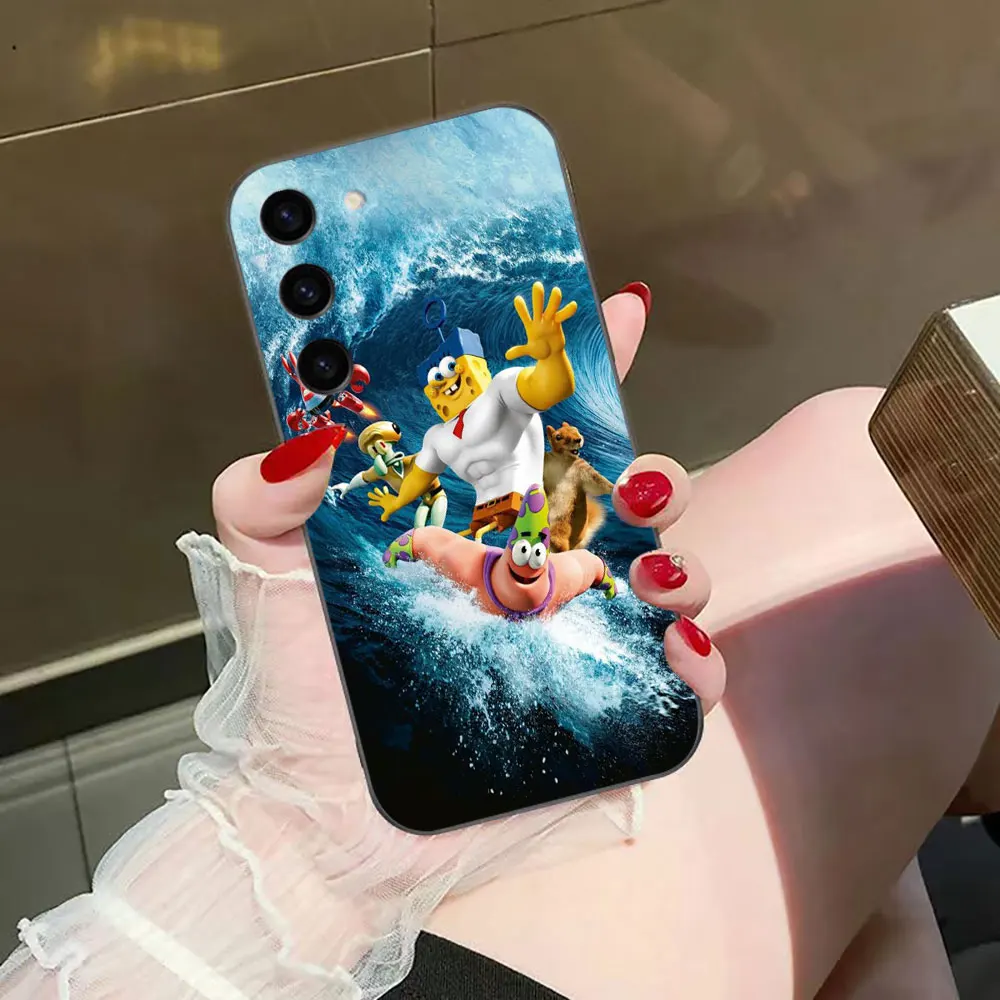 S-SpongeBob S-SquarePants Funda de teléfono para Samsung Galaxy S25 S24 S23 S22 S21 S20 FE S10 S9 PLUS ULTRA Funda Capa Shell - imagen 4