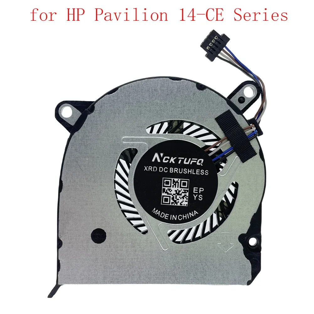 Ventilador de refrigeración para portátil de repuesto para HP Pavilion 14-CE 14-CE1004TX/1005TX/1006TX TPN-Q207 14-CE0010CA 14-CE1058WM