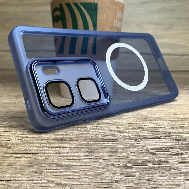 Funda para Vivo IQOO Neo 10 Pro plus 11 15x300 z10 turbo pro X200 FE Funda mate a prueba de golpes magnética Magsafe Funda de carga inalámbrica - imagen 2