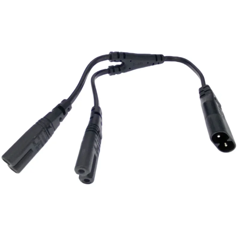 Cable de alimentación "8" figura C7 con interruptor, cable de extensión IEC 320 C8 a C7 con encendido/apagado, Cables de alimentación C7, interruptor de cables cortos - imagen 3