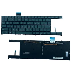 Teclado ASUS ZenBook Duo sin puntero retroiluminación azul US