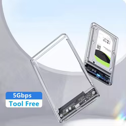 Caja Externa para Disco Duro SATA III de 2,5 Pulgadas USB-C 3.0