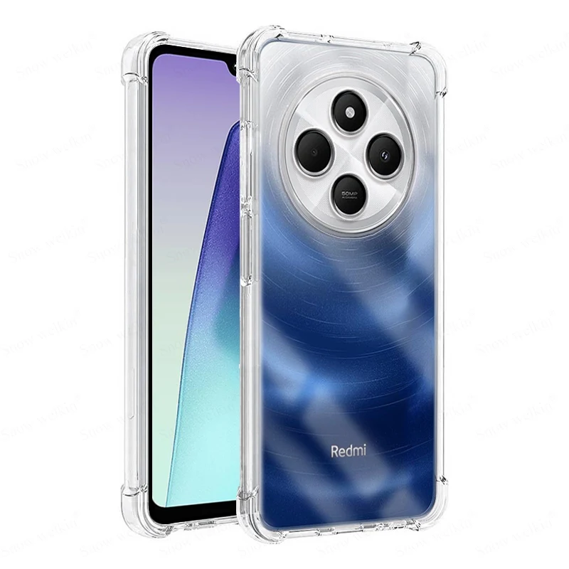 Funda de protección completa para Xiaomi Redmi 14C 4G, carcasa trasera transparente de TPU suave a prueba de golpes - imagen 4