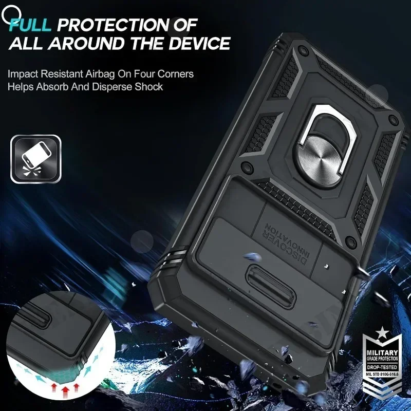 Case For Google Pixel 10 10 Pro 10 Pro XL 9 8 Pro 9A 8A Heavy Duty With Camera 360 Degree Kickstand Cover Capa Fundas - imagen 5