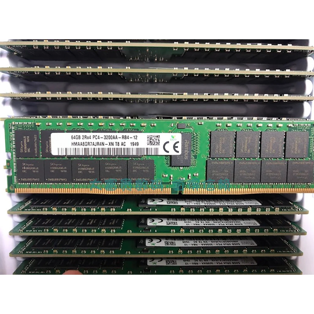 1 Uds HMAA8GR7AJR4N-XN 64G 2RX4 PC4-3200AA REG ECC para memoria de servidor SKhynix - imagen 3