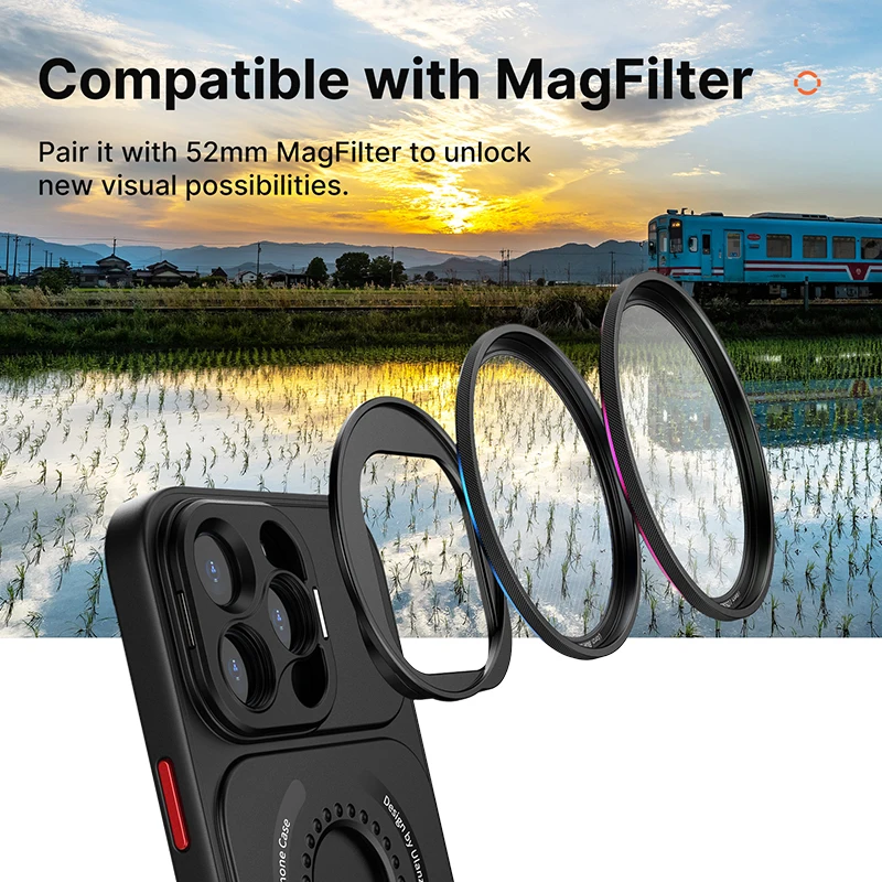 Ulanzi HP-016 Anillo adaptador de filtro de O-LOCK Anillo adaptador de filtro magnético para funda de teléfono O-LOCK para iPhone 15 Pro/Pro Max - imagen 3