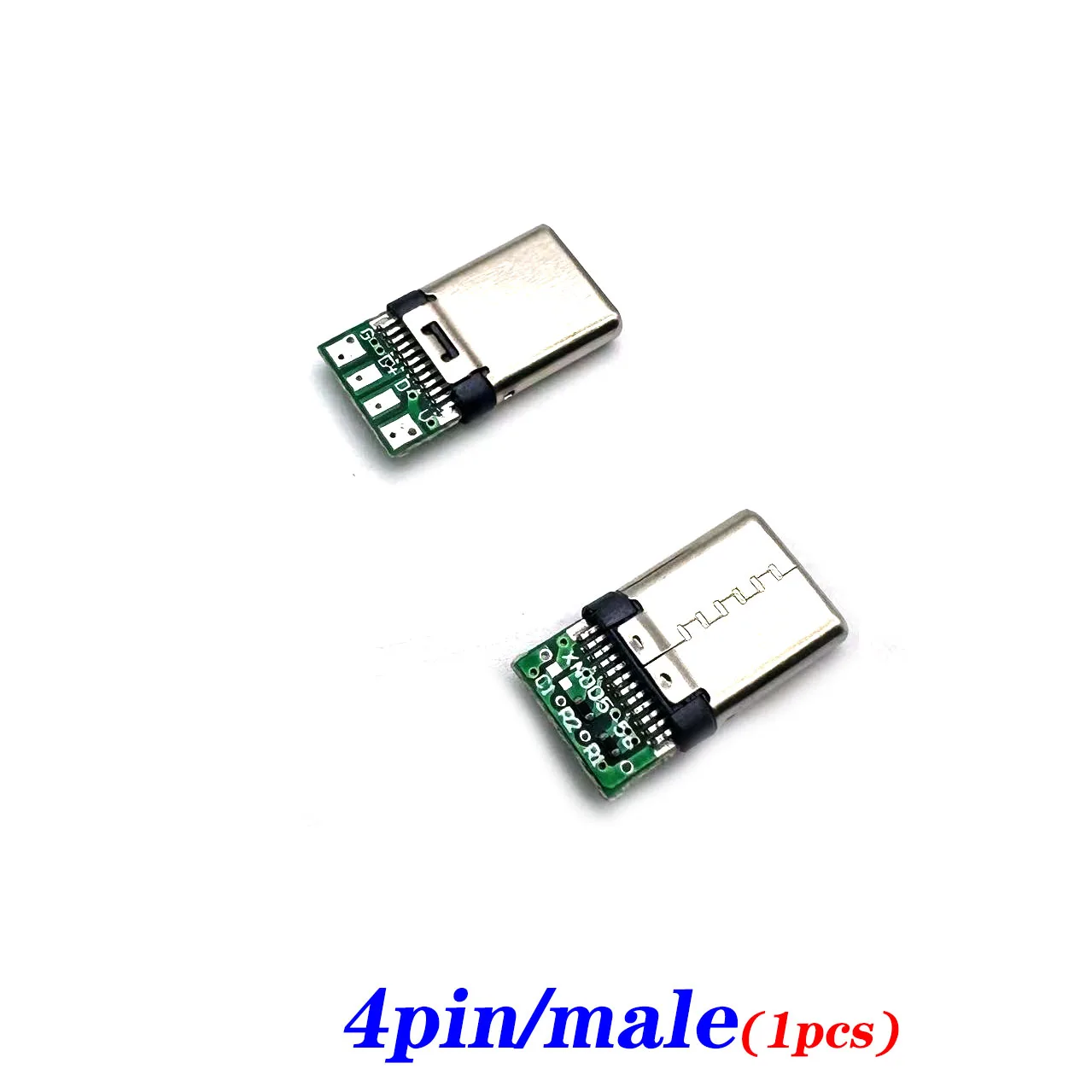 100 Uds USB 3,1 tipo C conector Jack 2/4 pines hembra receptáculo adaptador de USB-C a Cable de soldadura 4/2 juntas de soldadura - imagen 2