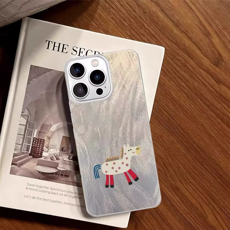 Funda de Teléfono con Diseño de Caballo de Troya de Dibujos Animados para iPhone 17 16 15 14 Plus 13 12 11 Pro Max 17 Air 16E XS XR X, Carcasa Rígida con Protección - imagen 3