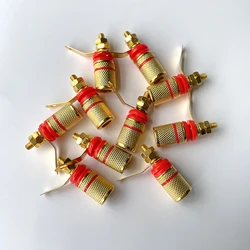 Conector Banana 4mm Chapado Oro para Altavoz y Amplificador