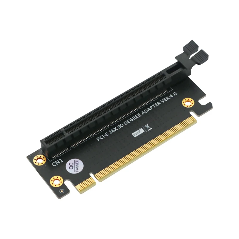 Tarjeta elevadora PCI Express 4,0 16X, ranura PCI-E a PCI-E 16X, conectores de 90 grados, adaptador de conversión PCIE X16 de alta velocidad para servidor 1U 2U - imagen 3