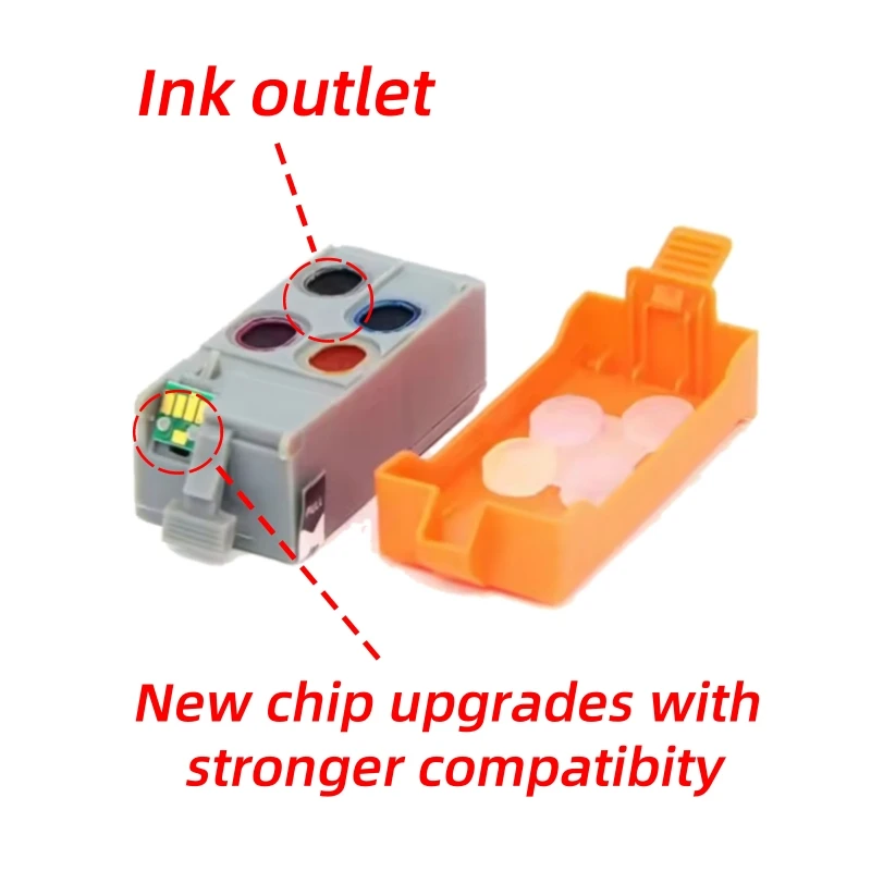 Derisa 10 Uds cartucho de tinta PGI-35 PGI35 CLI-36 CLI36 Compatible pgi35 cli36 para impresora Canon PIXMA IP100 iP110 IP100B TR150 - imagen 5