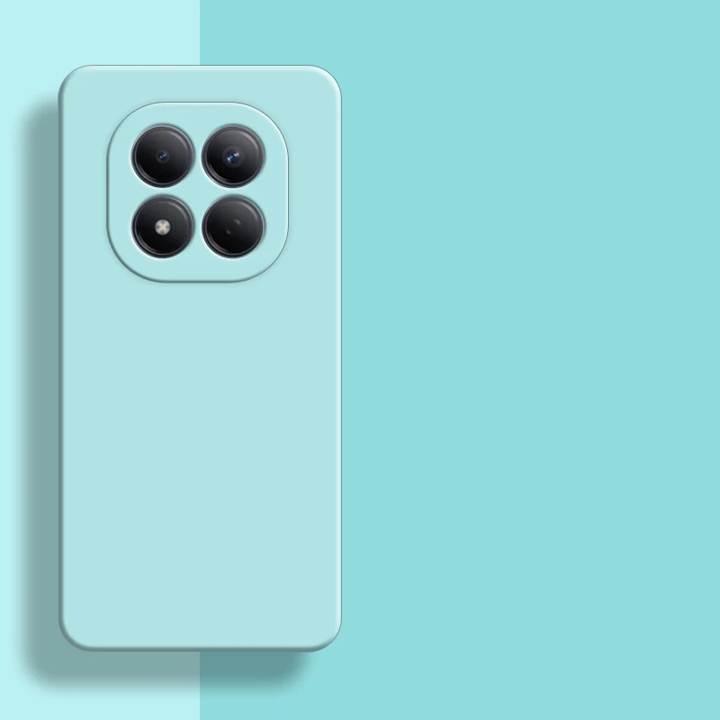 Para Redmi Note 15 Pro + funda para Redmi Note 15 Pro Plus 4G 5G cubierta Original de goma de silicona líquida parachoques para Redmi Note 15 Pro - imagen 3