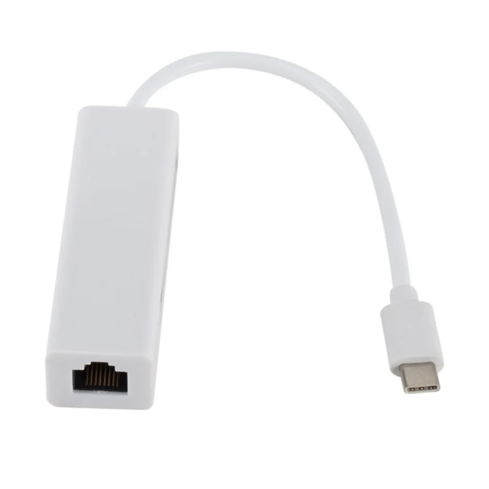 Concentrador de red USB 3,1 tipo C a Ethernet, adaptador LAN de 100Mbps, USB-C RJ45 con 3 puertos, divisor para MacBook Pro y portátil - imagen 3