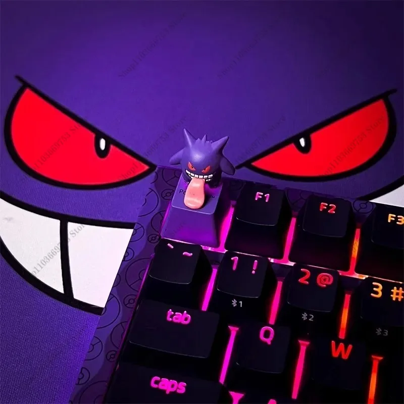 Razer Pokemon Gengar Edition Keycap Anime teclas periféricas se adapta a todos los teclados mecánicos y ópticos Razer regalos del Festival - imagen 2
