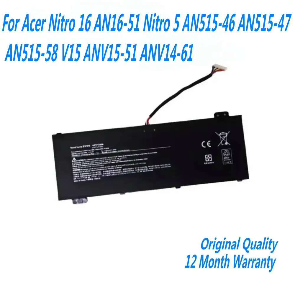 15,4 V 3733mAh 57.48Wh AP21D8M batería del ordenador portátil para Acer Nitro 16 AN16-51 Nitro 5 AN515-46 AN515-47 AN515-58 V15 ANV15-51 ANV14-61