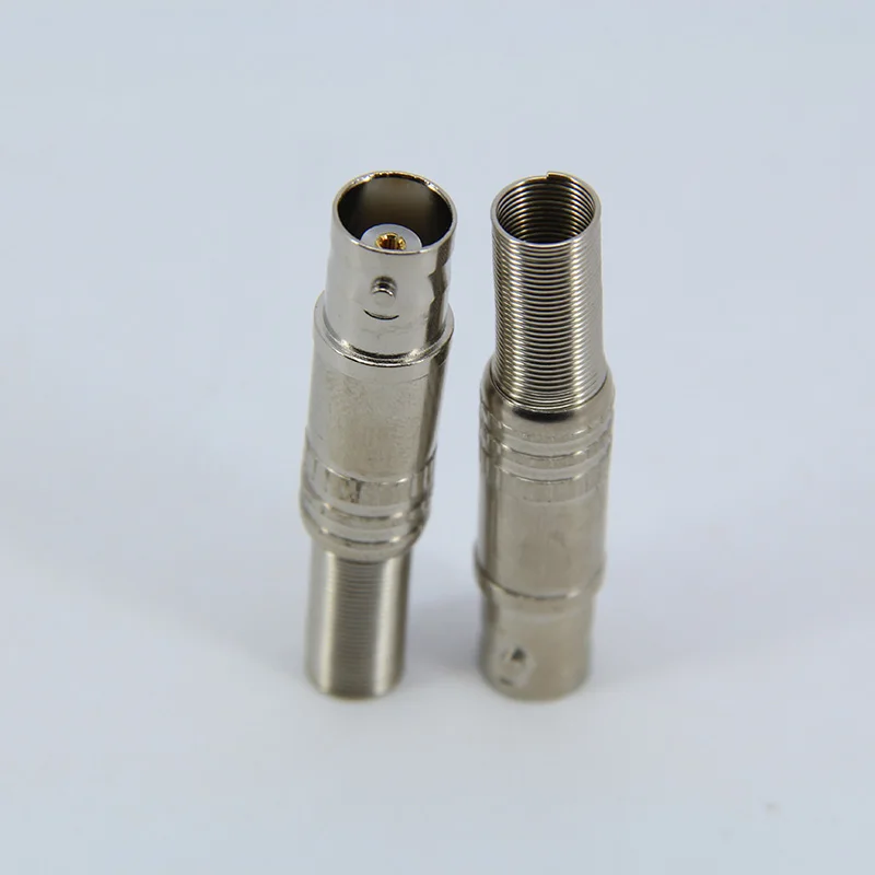 Soldadura de Cable de cola de resorte hembra BNC para conector de Monitor de vídeo CCTV enchufe de soldadura - imagen 4