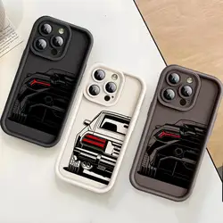 Funda de teléfono de cubierta suave para Apple iPhone 15 Plus 13 Pro MAX 11 11Pro 16e 12 Mini 14 XS XR 16 Plus Cool Car