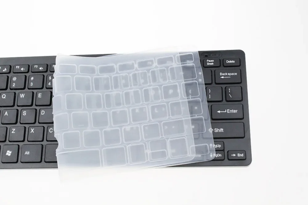 Venta caliente 2018 nuevo Ultra delgado mini 10 ''2.4 GHz teclado inalámbrico ratón Combos para PC portátil escritorio Oficina - imagen 4