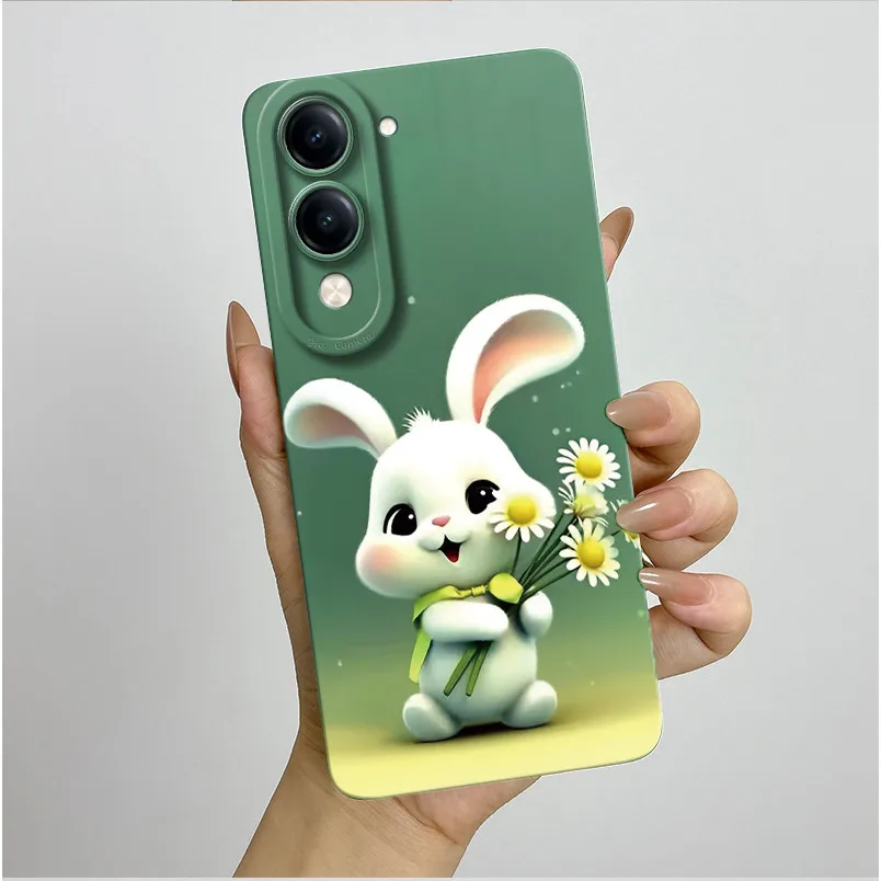 Para Vivo Y04 Y29s 2025 funda estética de lujo de moda bonita funda de silicona suave Fundas a prueba de golpes para Vivo Y29S 5G Y 04 funda de teléfono - imagen 4