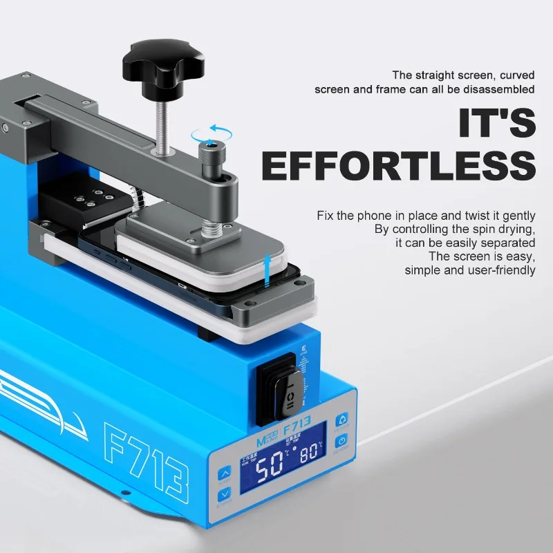 MAANT F713 máquina de eliminación de marcos abrazadera de Control eléctrico + paneles de succión superiores e inferiores herramienta de desmontaje de pantalla de calefacción - imagen 3