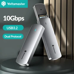 Yottamaster Caja Externa NVMe USB-C M.2 – 10 Gbps