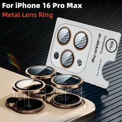 Anillos Lente Metal iPhone 16 17 Pro Max – Protector Antiarañazos Cámara