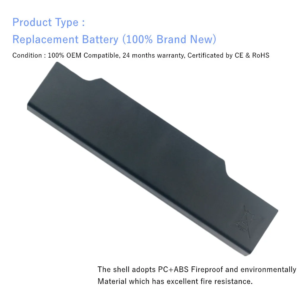 Batería del ordenador portátil para Fujitsu LifeBook A530 A531 AH530 AH531 BH531 LH52/C CP 477891 -01 FPCBP250 FPCBP274 LH520 LH530 LH531 LH701 - imagen 2