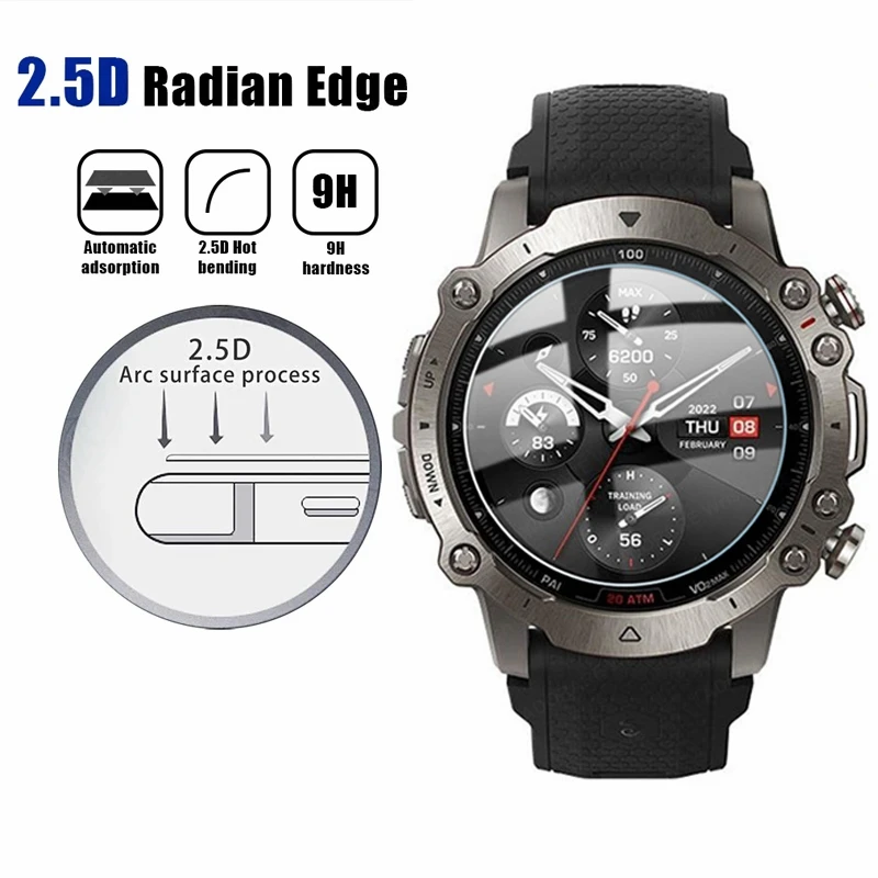 3 uds reloj de vidrio templado para Huami Amazfit Falcon SmartWatch película protectora de pantalla para Huami Amazfit Falcon - imagen 3