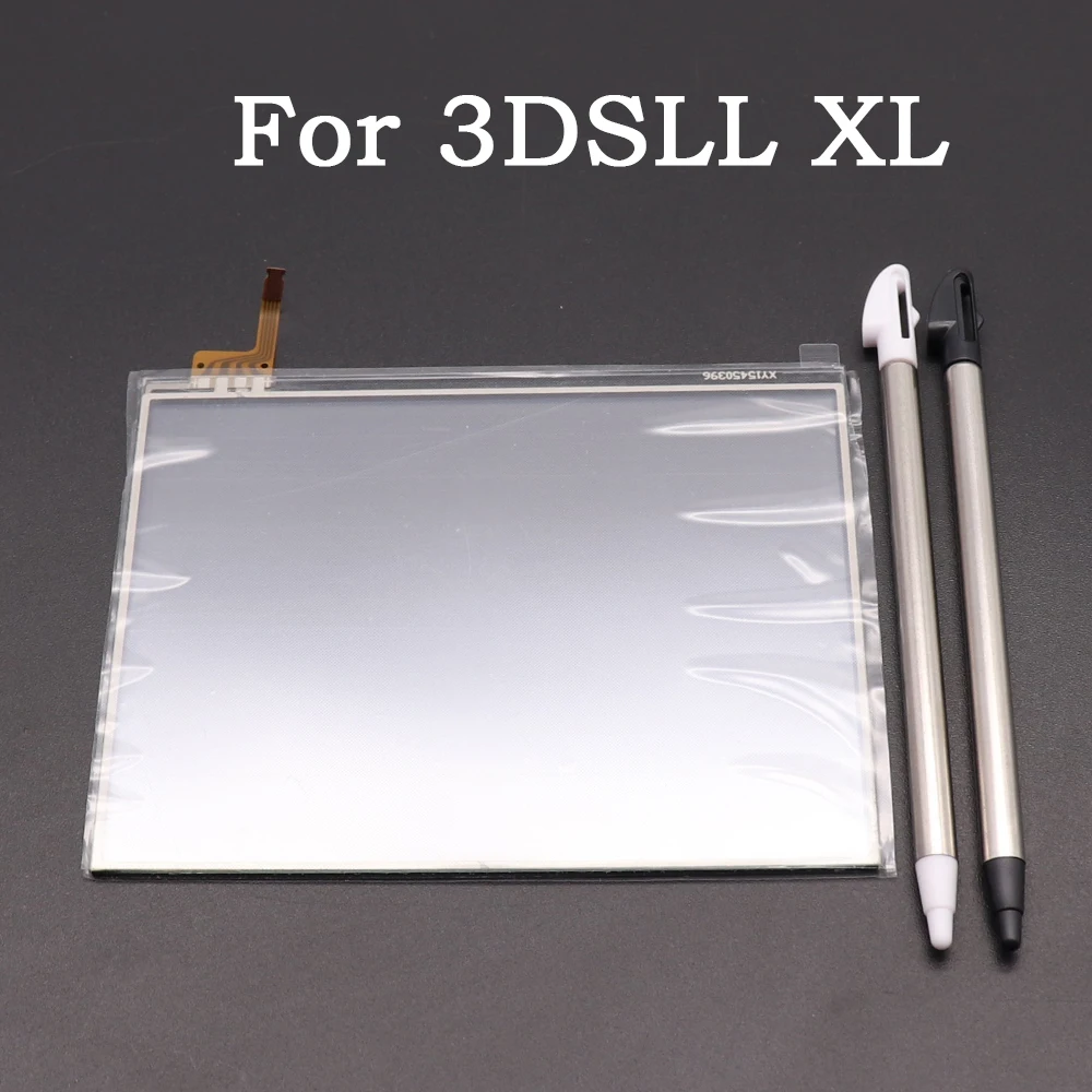 Reemplazo de cristal de Digitalizador de pantalla de Panel de pantalla táctil de lápiz óptico retráctil de Metal de plástico para nueva consola 2DS 3DS XL LL - imagen 4