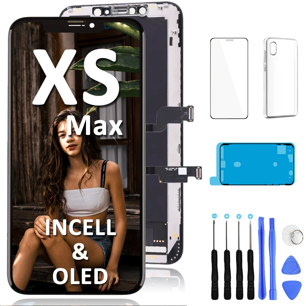Pantalla OLED para iPhone X XR XS 11 12 Pro Max 12 Mini 13 montaje de pantalla LCD digitalizador táctil reemplazo completo calidad AAA