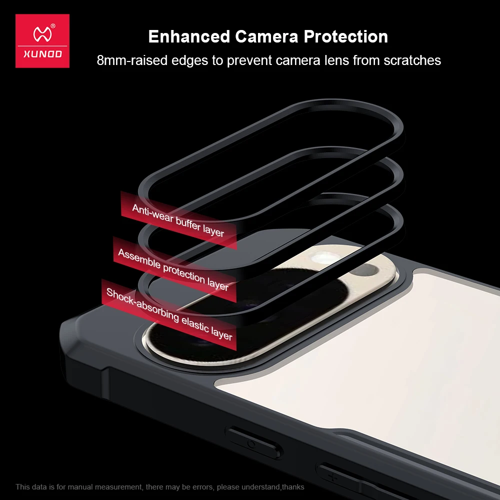 Para Google Pixel 10 Pro funda XUNDD Airbags a prueba de golpes transparente PC + TPU funda protectora trasera para Pixel 10 - imagen 5