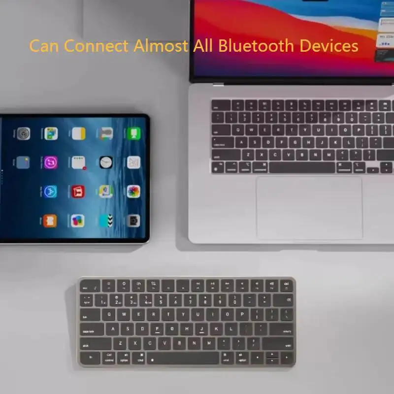 Nuevo Juego de teclado y ratón inalámbrico Bluetooth X520, estructura de tijera recargable, diseño de Panel de Metal, diseño ergonómico, ahorro de energía - imagen 5