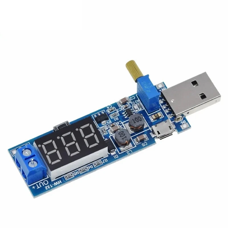 Módulo regulador de potencia USB DC-DC 5V a 3,3 V 9V 12V 24V módulo de alimentación de escritorio digital - imagen 3