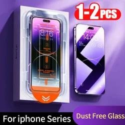 Cristal templado para iPhone 11, 12, 13, 14, 15 y 16 Pro Max