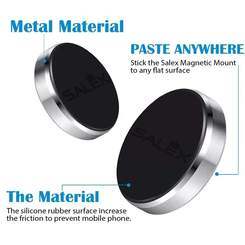 Soporte magnético para teléfono para coche, soporte de montaje magnético Universal para pegar en la pared del salpicadero del coche para iPhone, Samsung, Xiaomi, Huawei - imagen 4