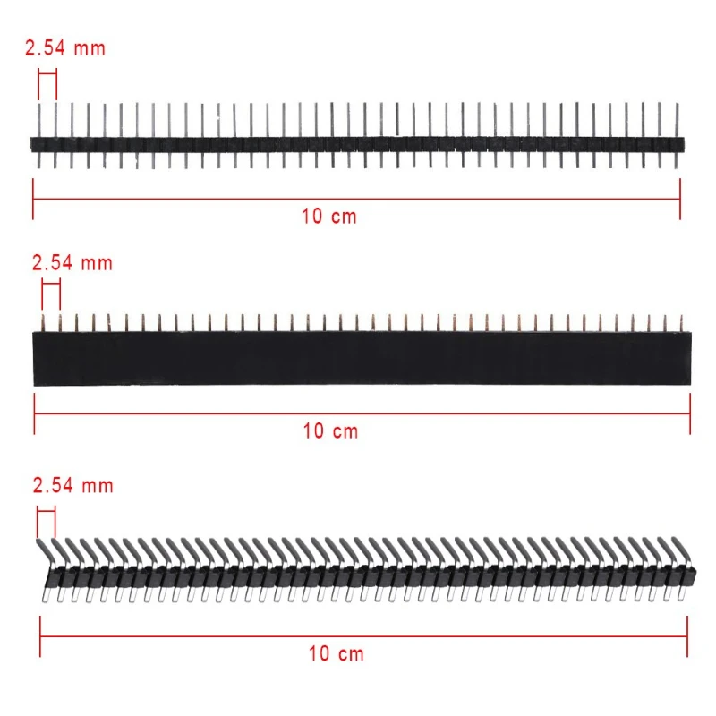 Kit de bricolaje de placa PCB de circuito impreso Universal prototipo de doble cara con conector de cabecera, bloque de terminales y tapas de puente, 100 Uds. - imagen 4
