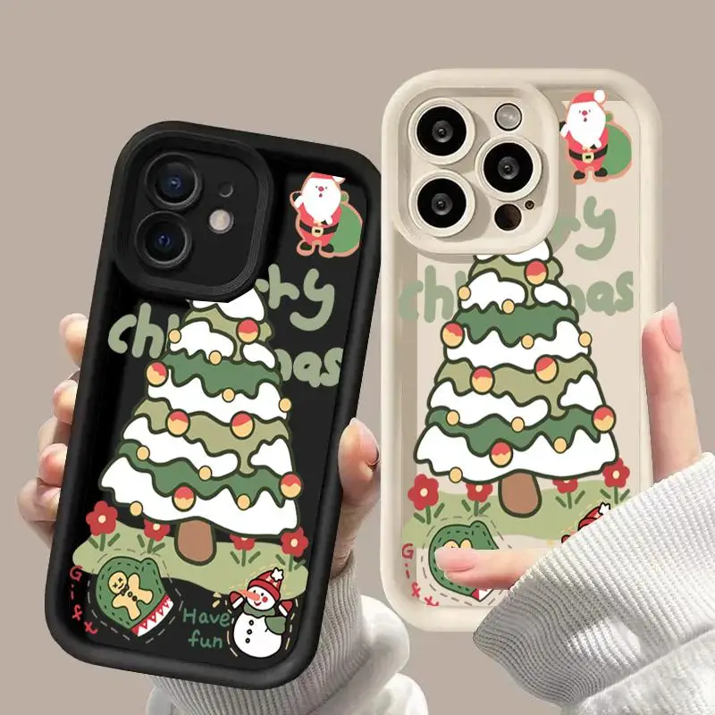 Funda de teléfono de regalo de moda con diseño de árbol de Navidad de lujo para Google Pixel 9 8 7 Pro Pixel 7A 8A 9 Pro XL funda de silicona a prueba de golpes - imagen 3