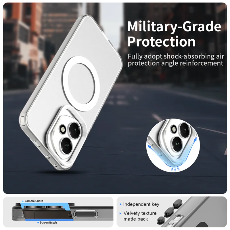 Para Honor 400 funda magnética de carga inalámbrica Fundas para Honor 400 Pro Shell Coque mate translúcido PC funda de teléfono Honor 400 Pro - imagen 4