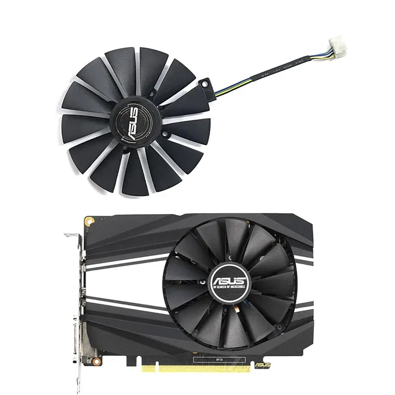 Ventilador de refrigeración PLD10010B12HH, reemplazo de ASUS Phoenix Geforce GTX 1650 1660 Ti Super RTX 2060, refrigeración de tarjeta gráfica