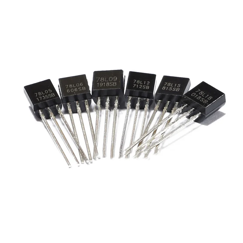 Regulador de voltaje IC L7805 7806 7808 7812 7815 7824 78L05 78L06 78L08 78L09 78L12 78L15 78L24 TO-220 TO-92 Transistor triodo - imagen 5
