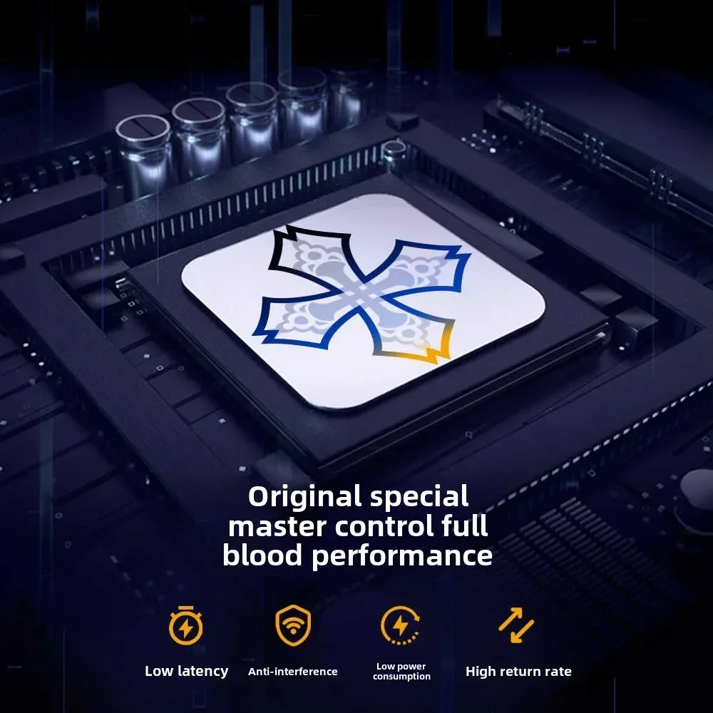 Ratón para juegos IYX AM358 de modo Dual, Sensor PAW3395 de 8K, ratón inalámbrico ligero tipo c, accesorios personalizados para deportes electrónicos y PC, regalos - imagen 4