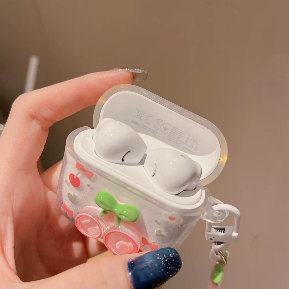 Para Huawei Freebuds SE 3 funda 3D estrella flor auricular cubierta suave para Huawei Freebuds SE 2 caja de auriculares Fundas con llavero - imagen 5